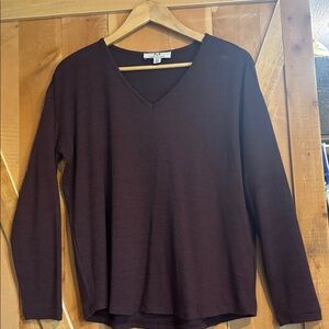 Women’s Eggplant Long Sleeve Shirt